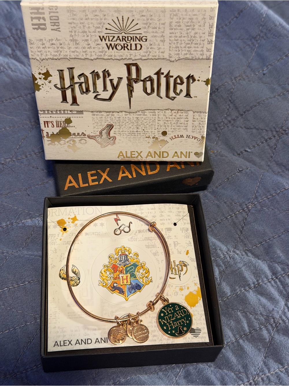 Alex and Ani Gold Harry Potter  Your a Wizard Bangle